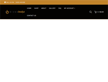 Tablet Screenshot of bizeebodyz.com.au